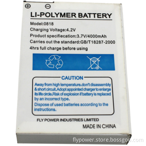 Lithium Battery 3.7V 4000mAh Polymer Rechargeable Battery Pack